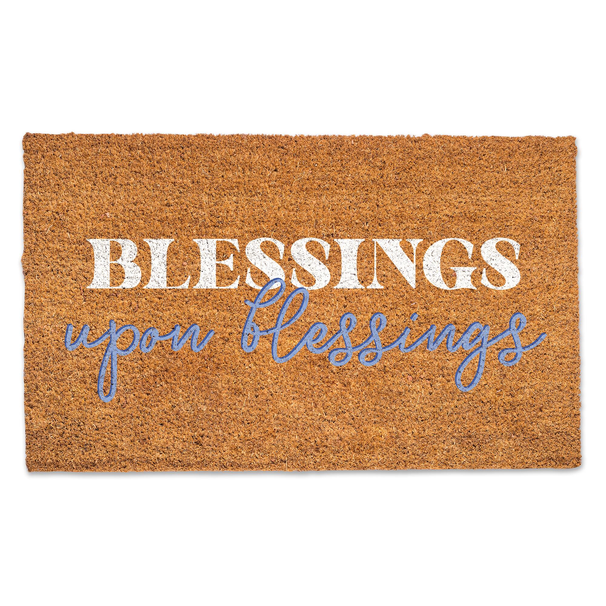 Blessings Upon Blessings Doormat